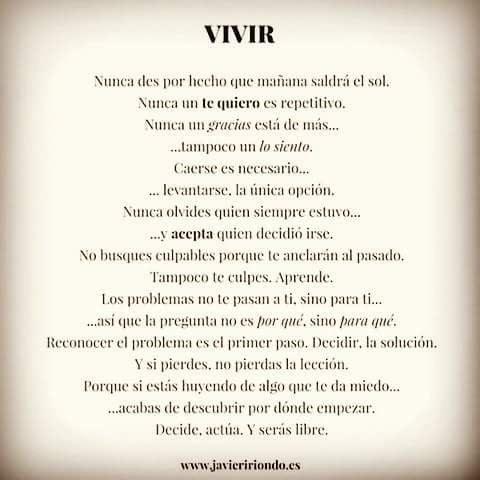 VIVIR...