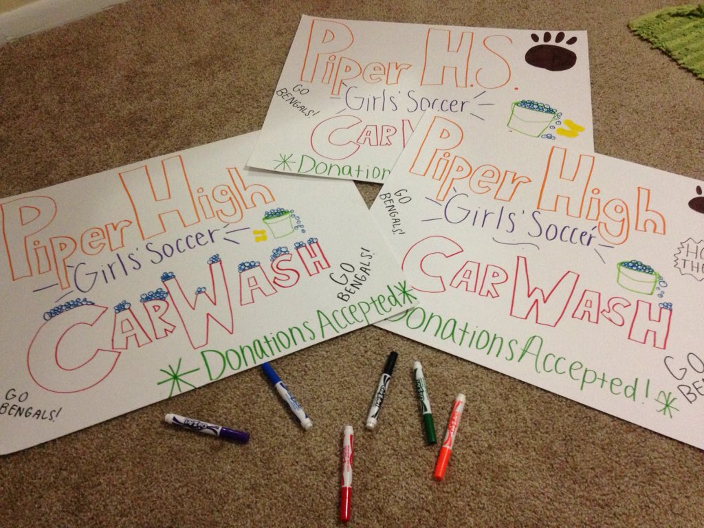 come out to the PNC bank on University from 9 to 1 and support your lady bengals soccer team! everything counts ☀️⚽️