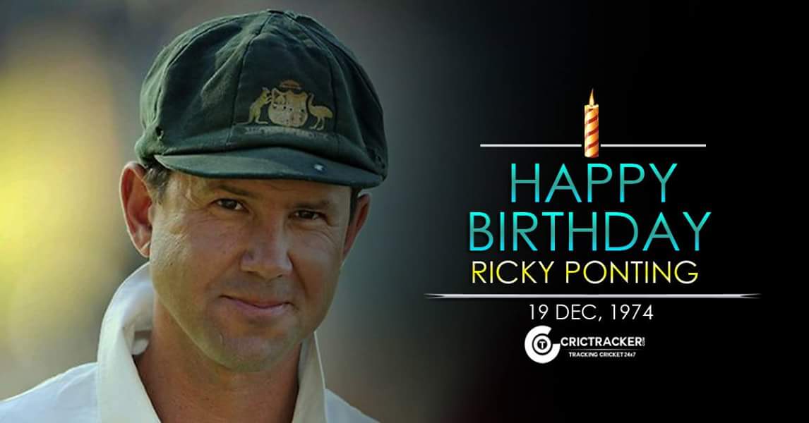 Happy  Birthday  Ricky ponting ! My favorite batsman  