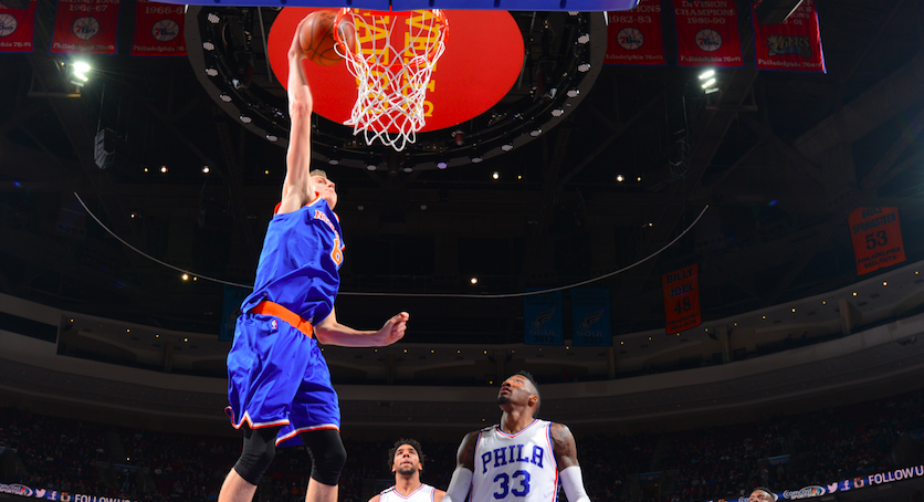 nyknicks's tweet photo. All #Knicks through 3 in Philly. NYK 89 PHI 68 entering the 4Q. The road squad shooting 50% thus far. #NYKvsPHI https://t.co/LOT995Y3Mi
