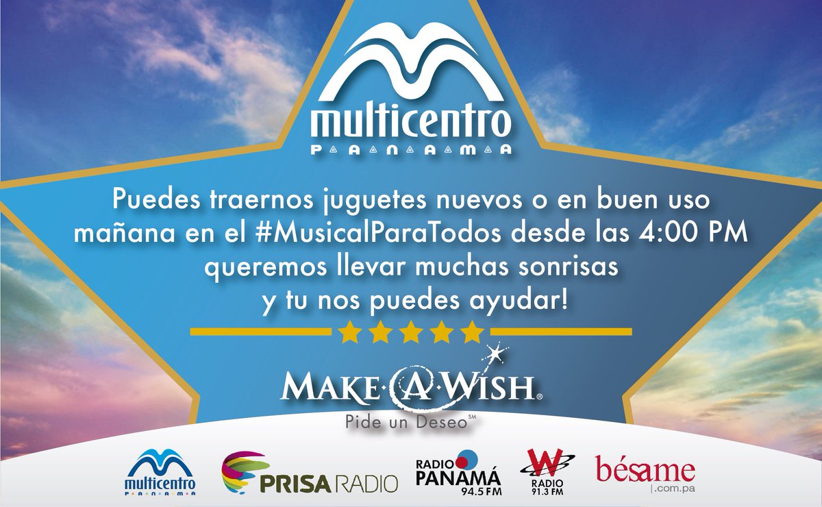 Te esperamos mañana en el Musical Para Todos, puedes traer juguetes nuevos o buen estado para donar! #NavidadPrisa