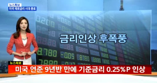 한밤의 주식 증권 쇼! 
<뉴스특보> "미국 제로금리 시대 끝"
<뉴스특보> "금리인상 후폭풍"
홈페이지
->mbnmoney.mbn.co.kr/program/?progr…