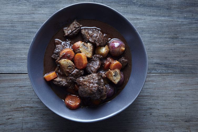 Beef Bourguignon made w/ '13 <a href="/GuenocCA/">Guenoc Wines</a> #CabSauv is delish! Thx <a href="/Food52/">Food52</a>! f52.co/21cfv7q