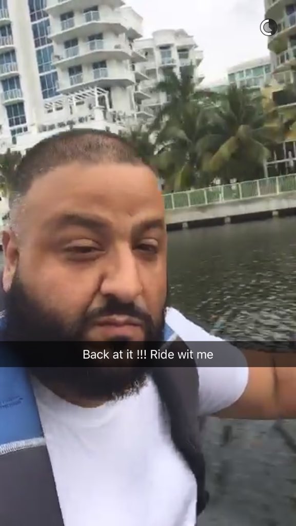 Happy birthday i dont have a pic of us but heres DJ Khaled on jet ski 