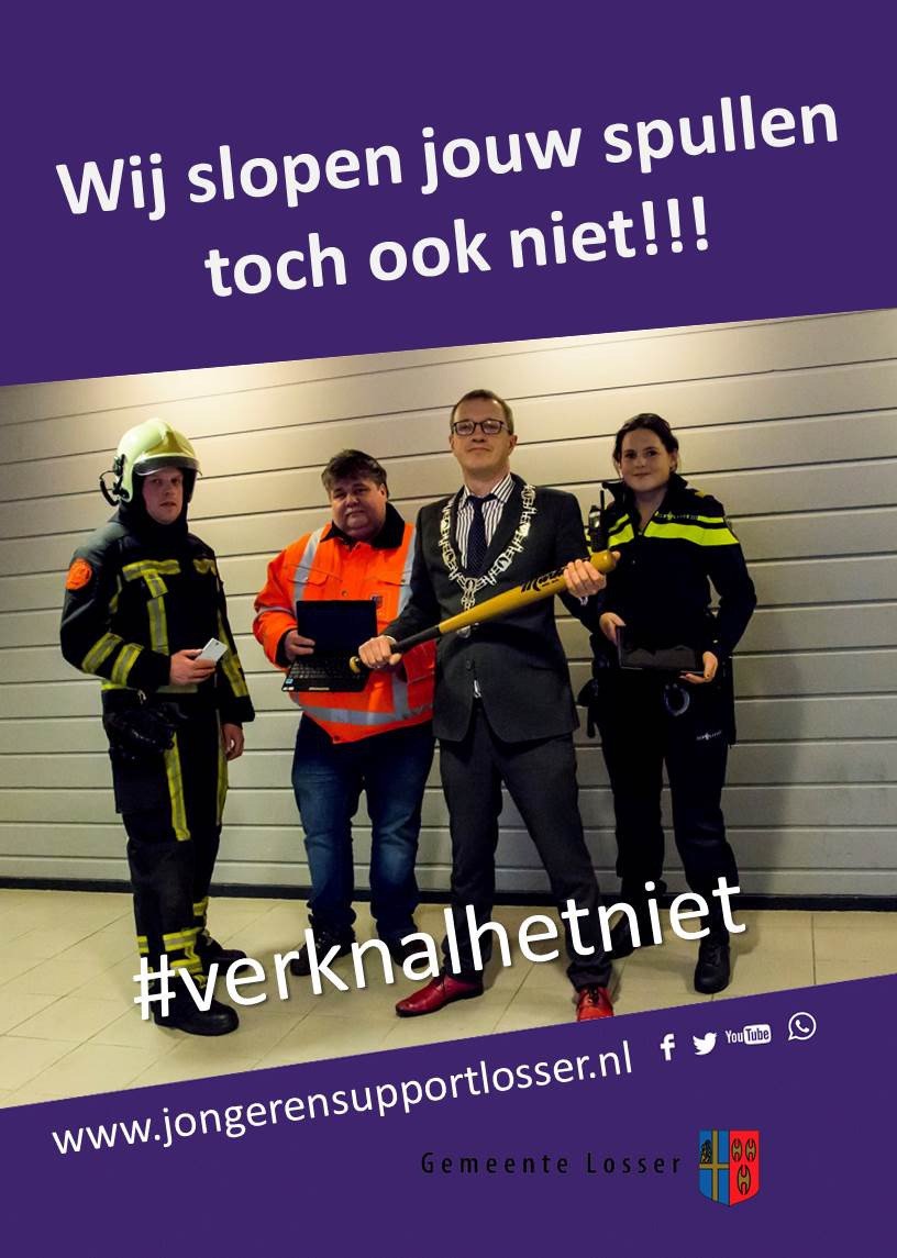 cjglosser's tweet photo. Wij slopen jouw spullen toch ook niet? #verknalhetniet #losser https://t.co/tbOR5aVGYA