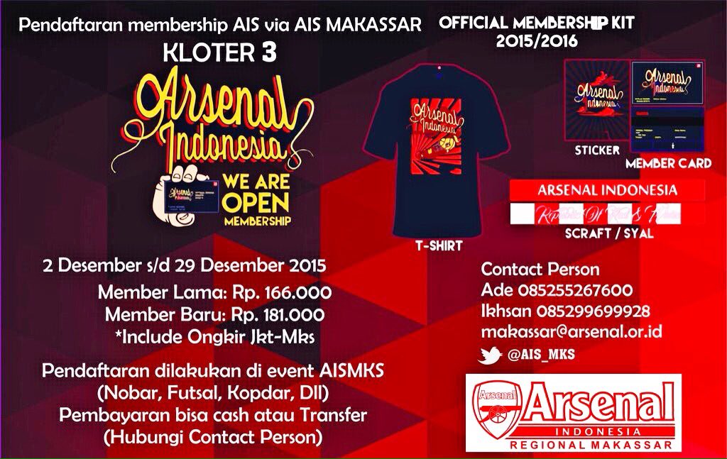 AIS MAKASSAR (@ais_mks) on Twitter photo Selamat Sore Gooners, yang ingin daftar membership, bisa datang di <a href="/coffeetalist/">KOPITALISME</a> sebentar malam, jam 7-10 malam. Selamat Sore Gooners, yang ingin daftar membership, bisa datang di <a href="/coffeetalist/">KOPITALISME</a> sebentar malam, jam 7-10 malam.