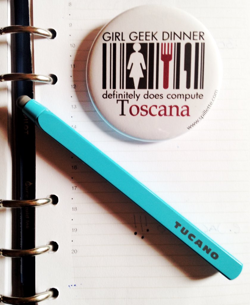 Ma con la penna magnetica si può scrivere anche sull'agenda? #tucanolife #ggdtoscana9 😉