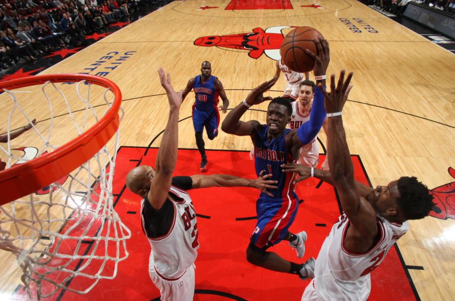 Reggie Jackson took over in that fourth OT. He had 31 &amp; 13 assists tonight. #NBAVote #PistonsAllStar 

RT to vote!