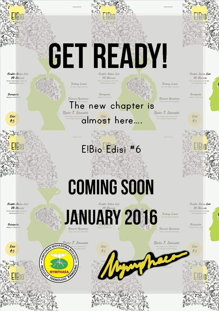 Hallo massa kampus!! E!Bio edisi #6 is almost here!