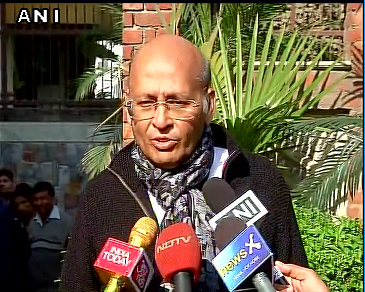 ANI's tweet photo. This is no tamasha or game.We will proceed to court in a serious and dignified manner-AM Singhvi #NationalHerald https://t.co/ya85heVf2t