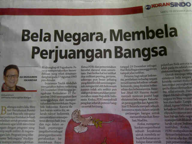 masbams70's tweet photo. Sindo hari ini, artikel Ketum: @BeritaPKB @cakiminpkb https://t.co/d93estG398