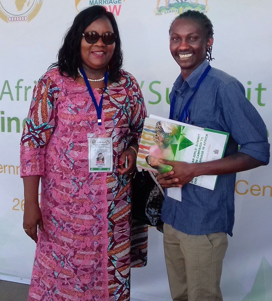 sammyikua's tweet photo. It was so great to meet @idaodinga at the #AGS2015 in Zambia. Thanks for believing in YOUTH power! #YesYouthCan https://t.co/6ILKA0FMMY