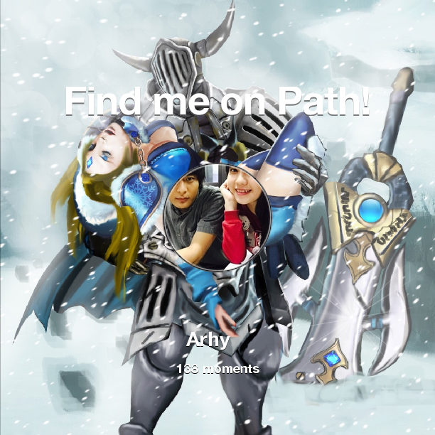 arhy_hk's tweet photo. I've shared 138 memories with my friends on #Path - see them now at https://t.co/MlSwBCdMoD! #thepersonalnetwork https://t.co/NVci68FbZc