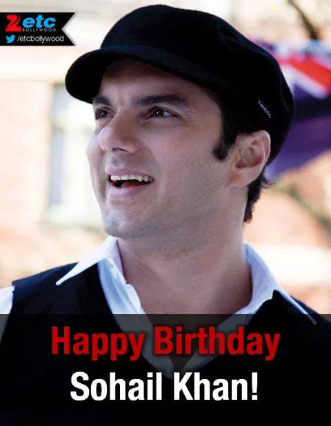 Advance happy birthday sohail khan    