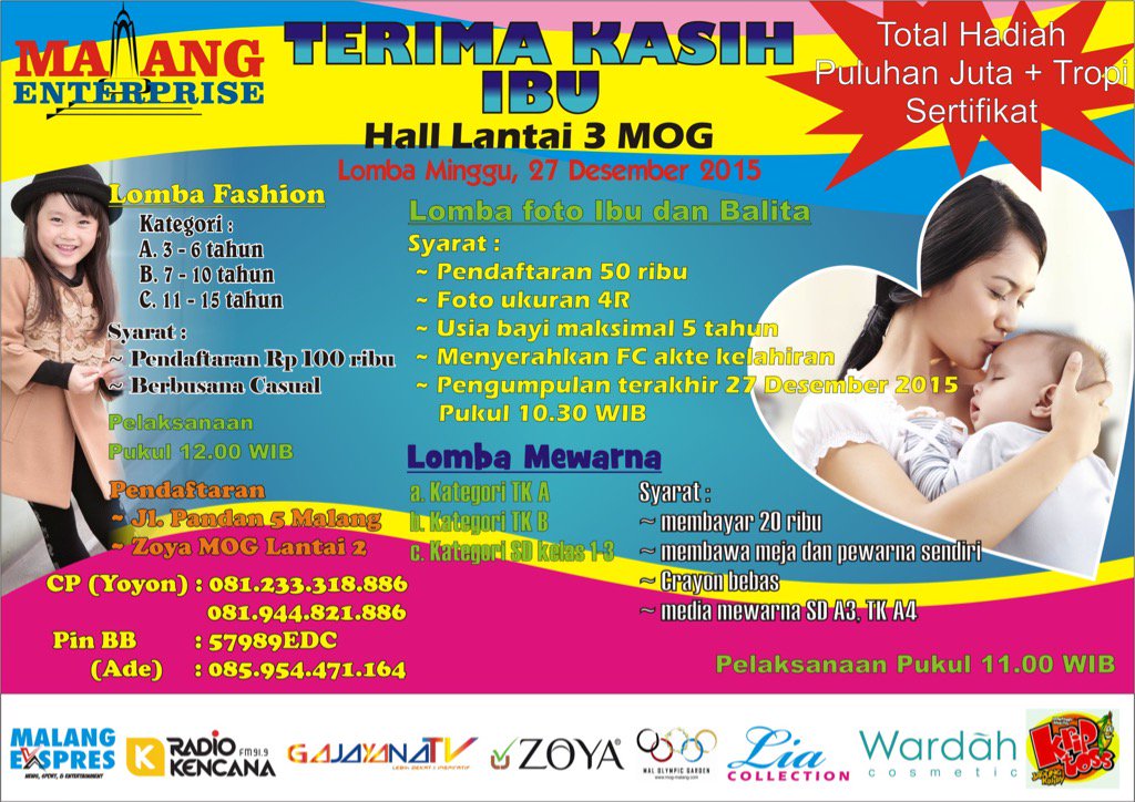 malanenterprise's tweet photo. Ayo buruan daftar https://t.co/7RWR48PmFX
