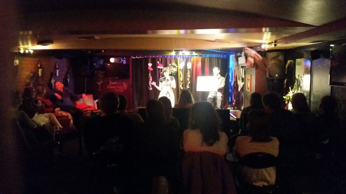capcomedy's tweet photo. It's @lucyfruits Lucy Roche talking about being a feminist, Tiffany Jewellery, and what second base is #blindset https://t.co/44c8x8ufWV
