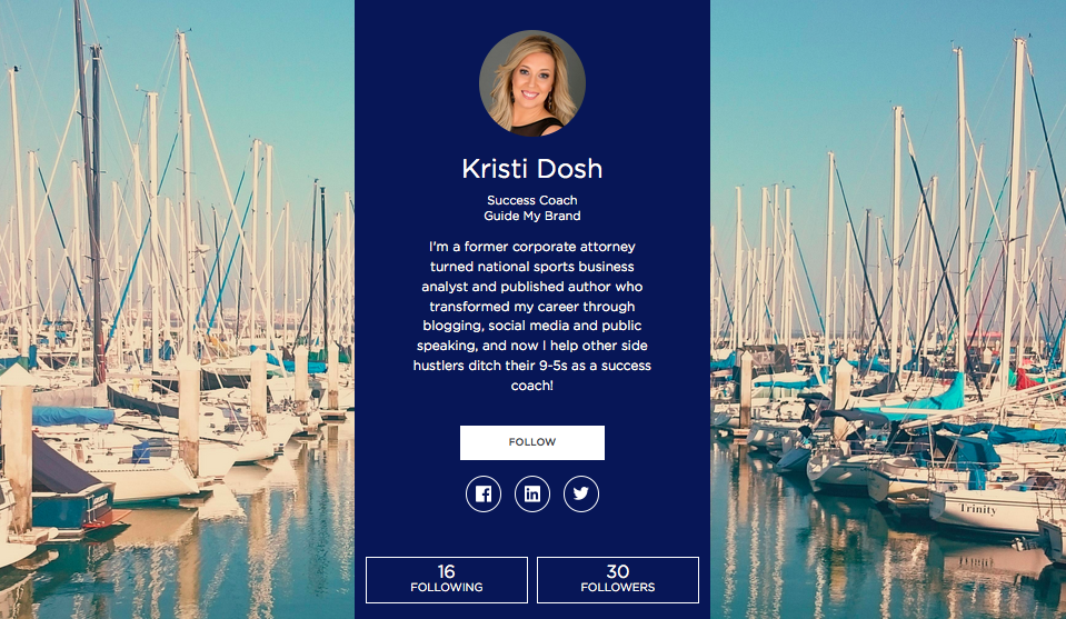 createcultivate's tweet photo. Meet Kristi, a corporate lawyer turned journalist turned success coach. https://t.co/zQcqEOaPqx #LevoFrontandCenter https://t.co/lXu4egVuYU