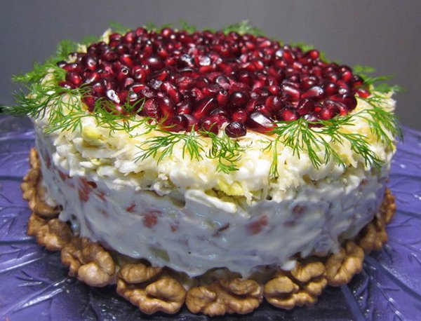 What to cook for Christmas.Salad "Red Riding Hood". How to #cook - read more: best-recipes555.biz/?p=2290