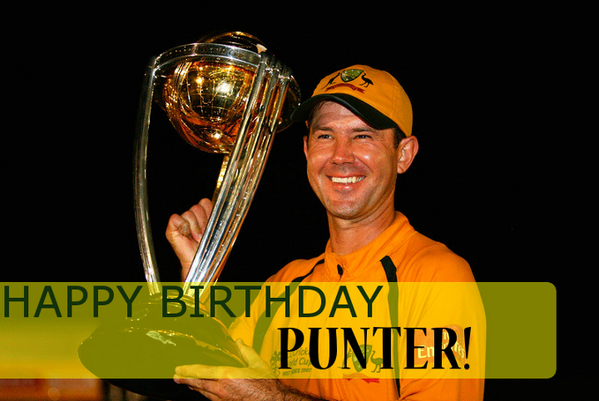 Happy Birthday Ricky Ponting Best Captain Ever !! 