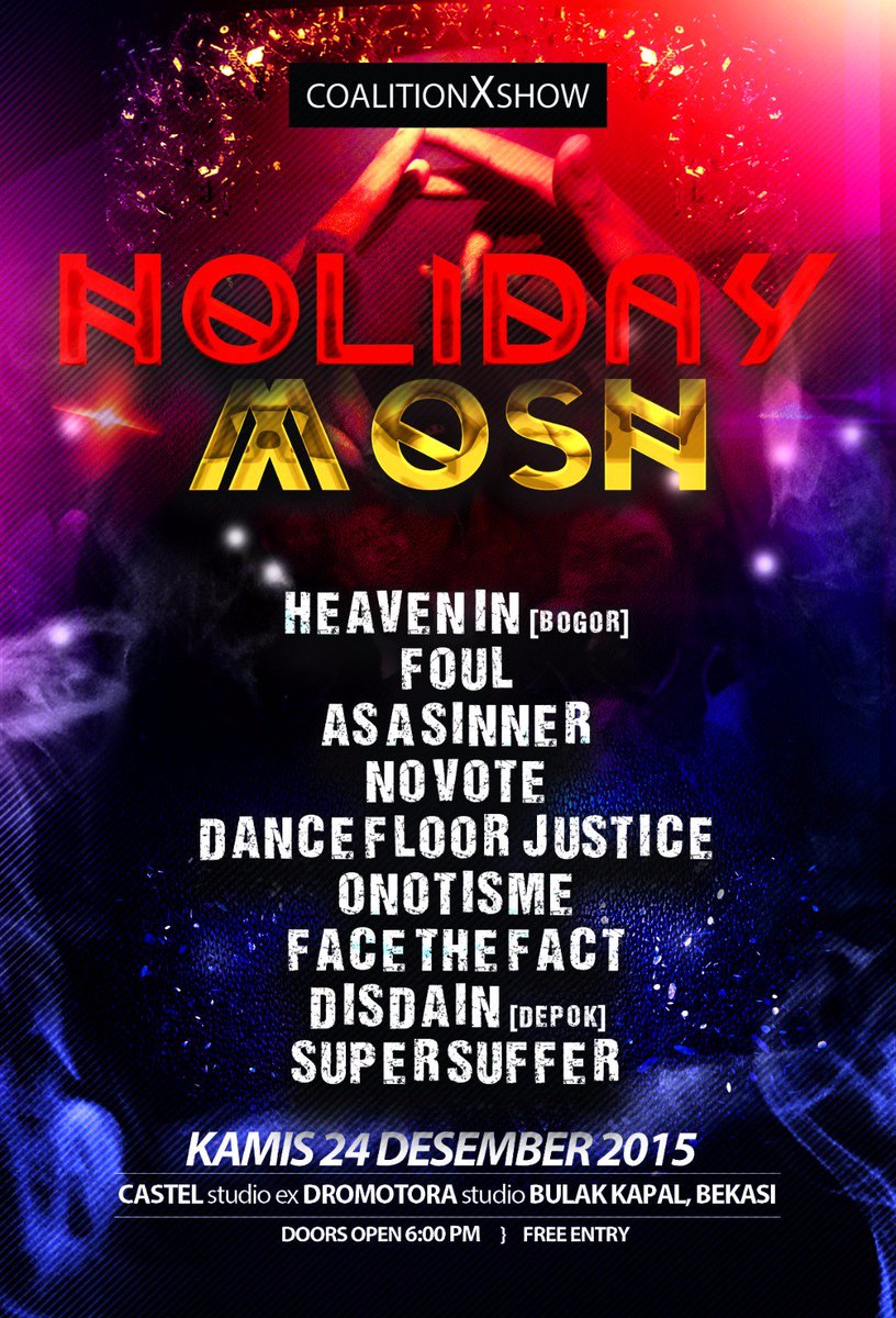 Free entry alias gratiss.. Jgn lupa donasi biar qte bisa terus senang2 bareng..