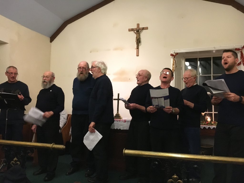 Menofstaithes's tweet photo. In full flow at the carol service at St Peter's in Staithes last night! https://t.co/O14I1Im1EB