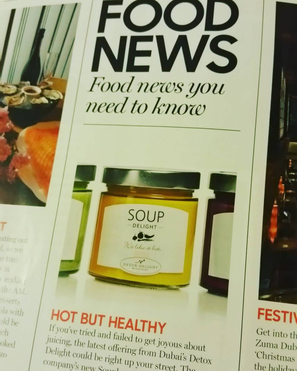 Our famous SOUP DELIGHT BOX featured in this month's @aquariusmagazine food news 😊😊 perfect for the cooler season!