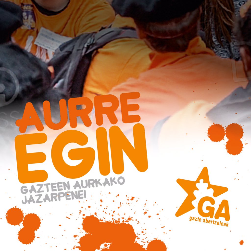 gazte's tweet photo. Gaur bai iritsi dela eguna: #28aklibre ! Gasteizko Harresian atxilotu zuten Ibon Esteban ere aske! https://t.co/Y5LVwBYcsn