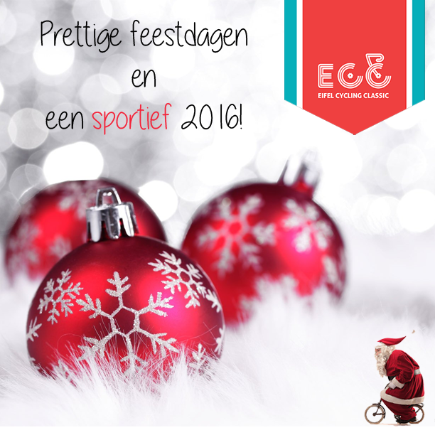 Namens het hele team van Eifel Cycling Classic wensen wij jullie prettige feestdagen en vooral een sportief 2016!