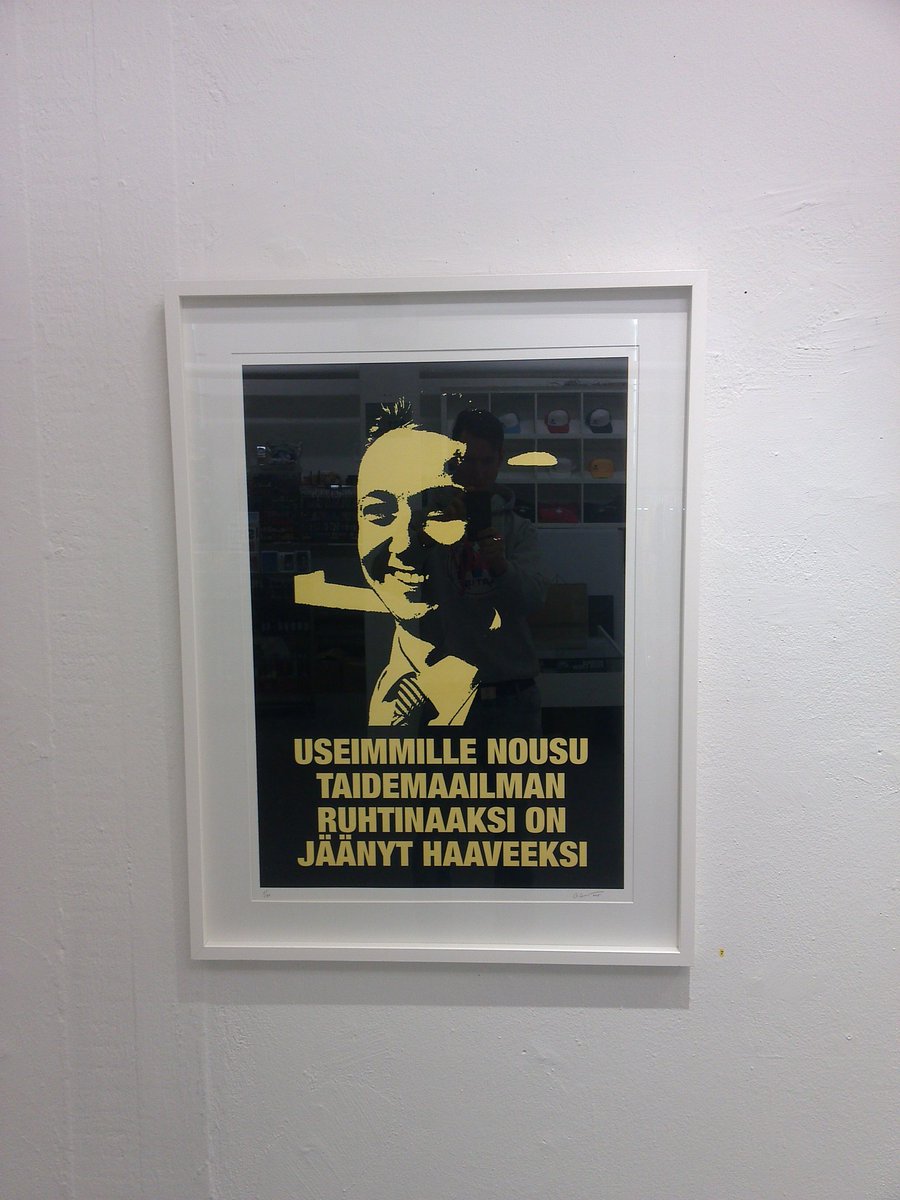 MYMgallery's tweet photo. Otso Kantokorpi: Taideruhtinaat 2. Until 31th of December. Edition 1/10. #gallen-kallela-siren #political #art https://t.co/5mskAULFAs