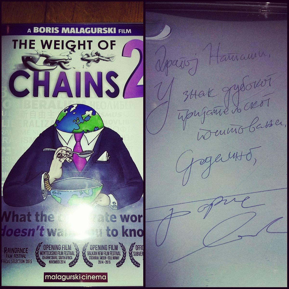 sludjena's tweet photo. Sa premijere Težine lanaca 2 na Medicinskom fakultetu, hvala @malagurski 😊 #theweightofchains2 #ssmfns https://t.co/mpWFWPTwGh