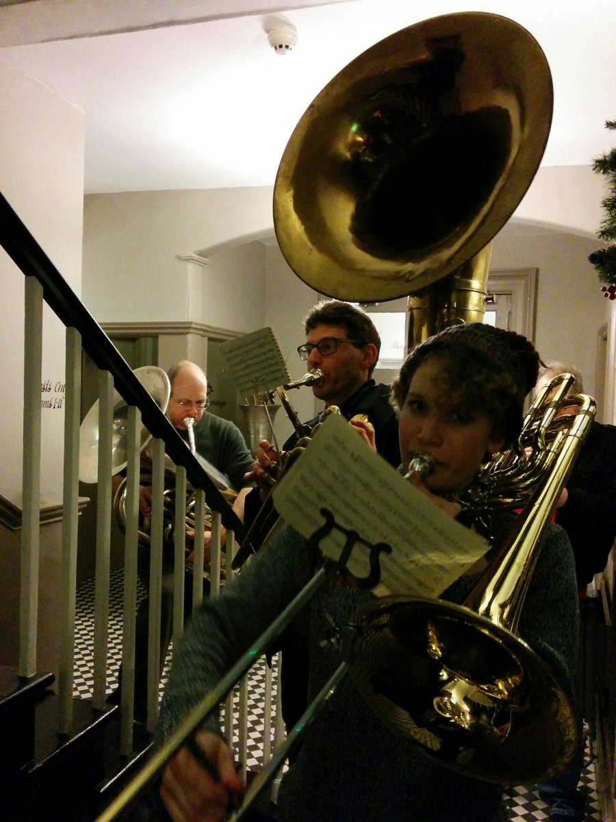 Another great night playing carols around Royston. #Christmas