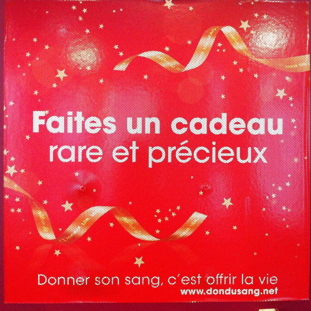 Idée de cadeau de Noël gratuit. Le site de Trinité #Paris9 ferme à 16h le samedi dondusang-paris.fr/la-maison-du-d… #DonDuSang