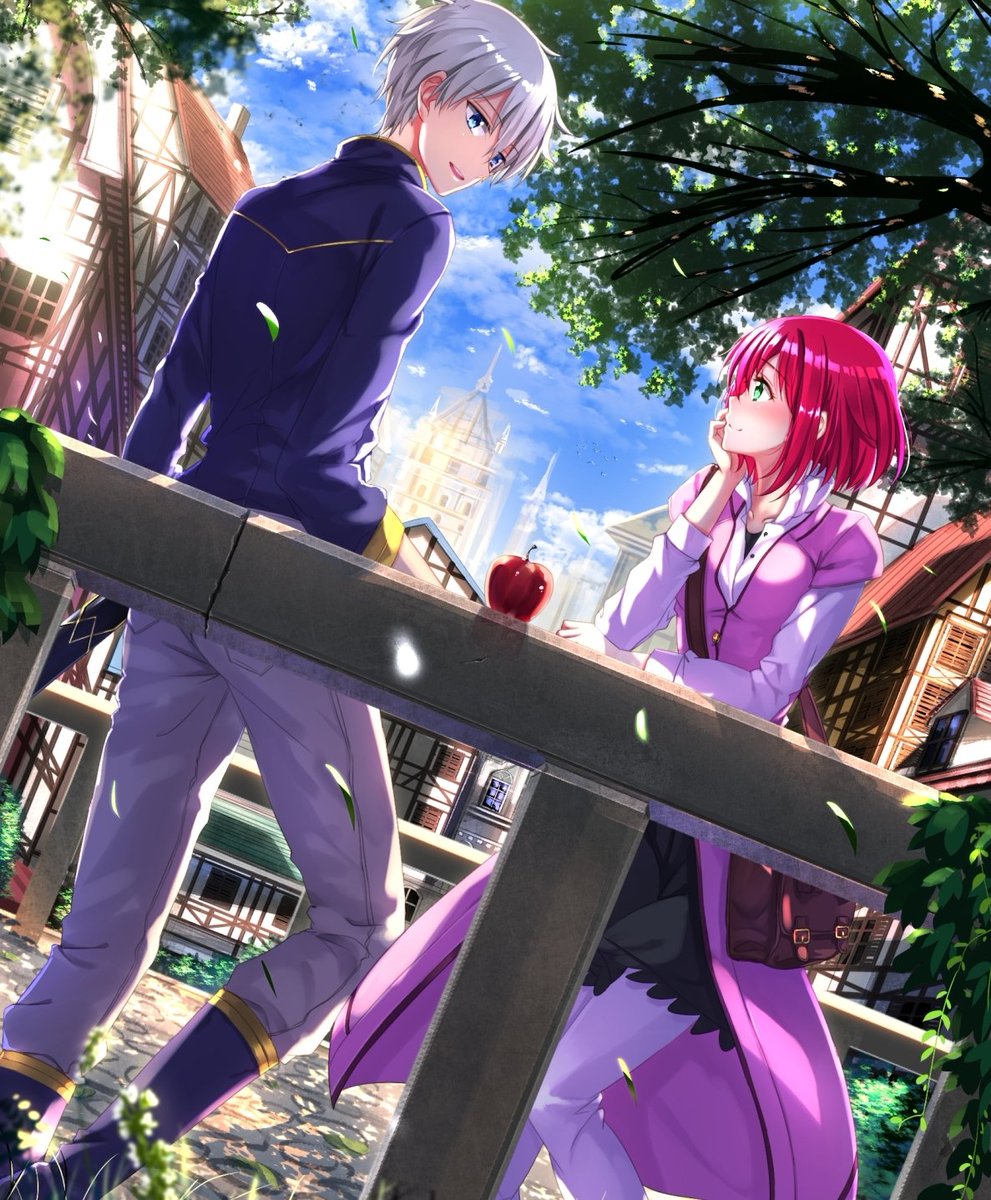AnimasterPlus's tweet image. Akagami no Shirayukihime 
Zen x shirayuki
#anime #manga