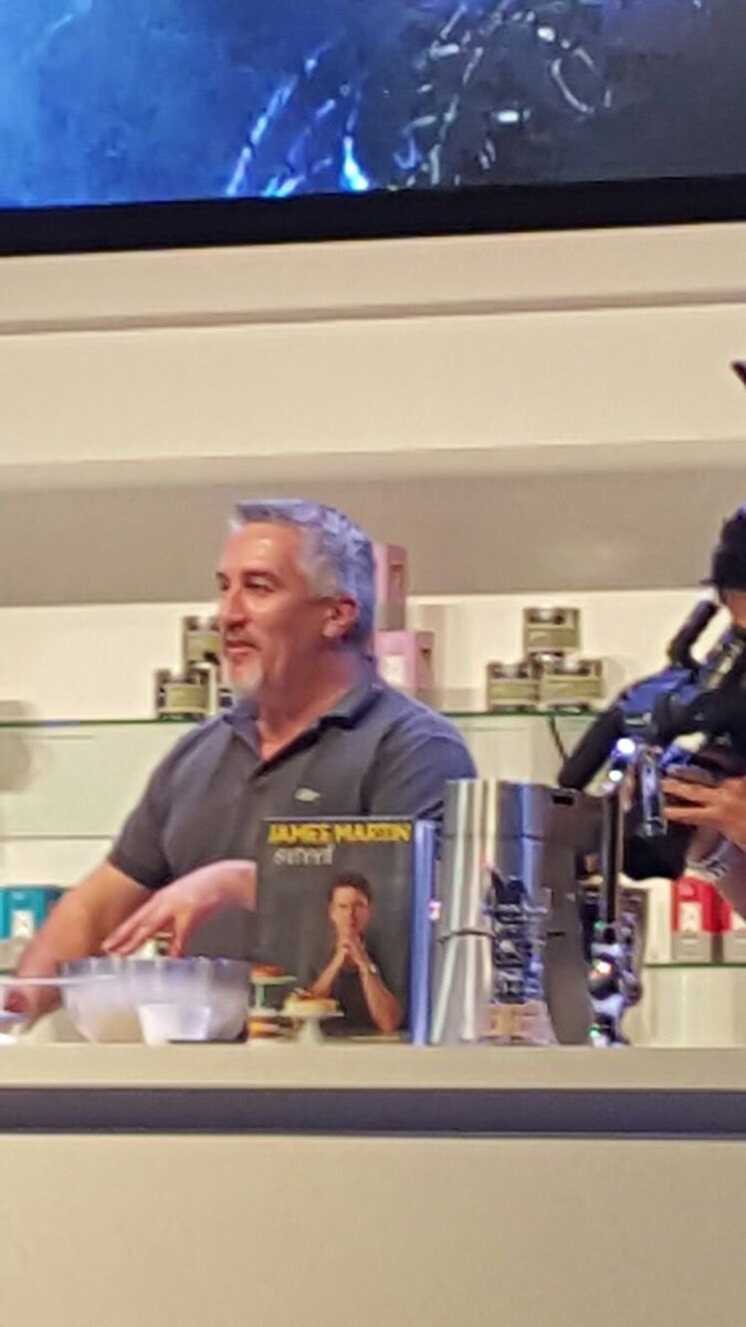 Paul Hollywood stirring up a bread and a whole lot emotions amongst the audience right now! #bbcgoodfoodshowdubai