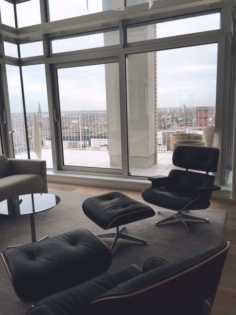 fab_vanbock's tweet photo. Interesting day @EngelVoelkersHQ Antwerp yesterday! View from the highest loft in Antwerp!#impressive #realestate https://t.co/D8bM6fcQph