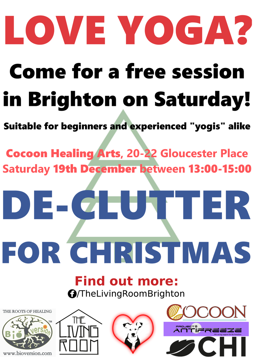 TheLivingRoomBN's tweet photo. RT: Calling all #yoga lovers in #Brighton - FREE session TODAY at 1pm!

Retweet if you like the flyer... https://t.co/cEYXWEXqj0