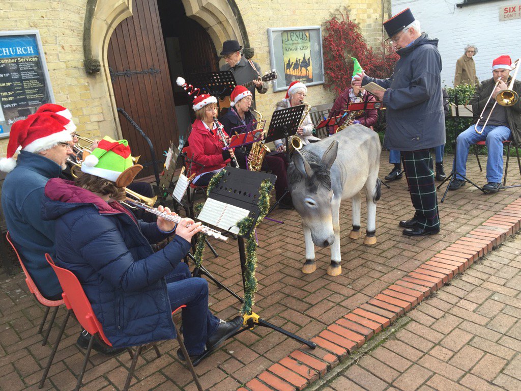 Live carols from outside the studios