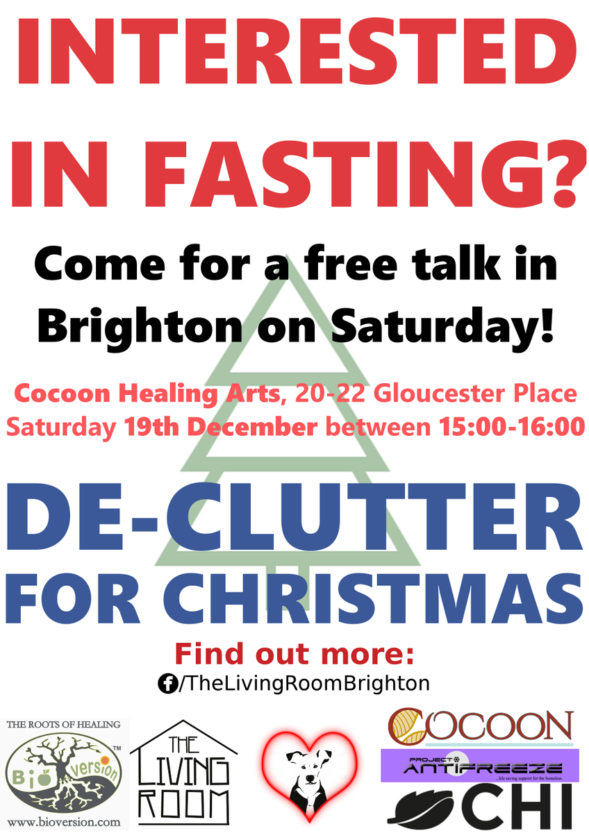 TheLivingRoomBN's tweet photo. RT: Interested in #fasting?
Come to Pete Shepherd's FREE TALK in #Brighton TODAY at 15:00!

Retweet if you like this https://t.co/kVszP5Tv3I