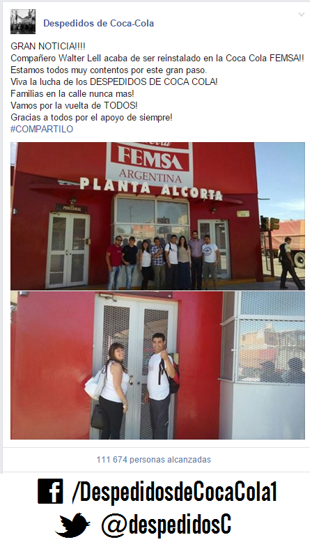 DespedidosC's tweet photo. Muy contentos, pero esto recién empieza! Vamos Walter!!
Vamos por todos!!!
#DaleDaleQueEstaLaGanamos https://t.co/EXD2DRZhYG
