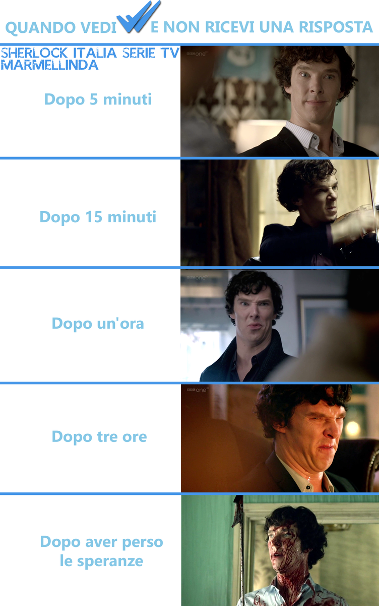 sherlockitaly's tweet photo. #whatsapp #visualizzato #Sherlock https://t.co/VxBQzl5eN1