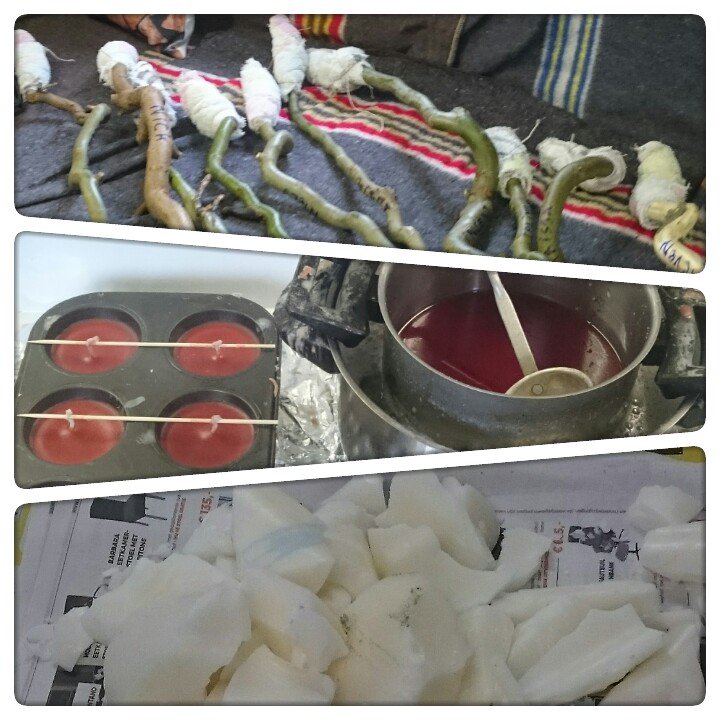 De #Scouts zijn druk bezig met het maken van #kaarsen en #fakkels voor doorgeven <a href="/VredeslichtNL/">Vredeslicht</a>