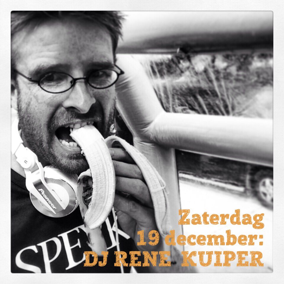 Als dat maar goed gaat... Vanavond in Speyk: DJ René Kuiper (aka <a href="/3xnix/">René Kuiper</a>)