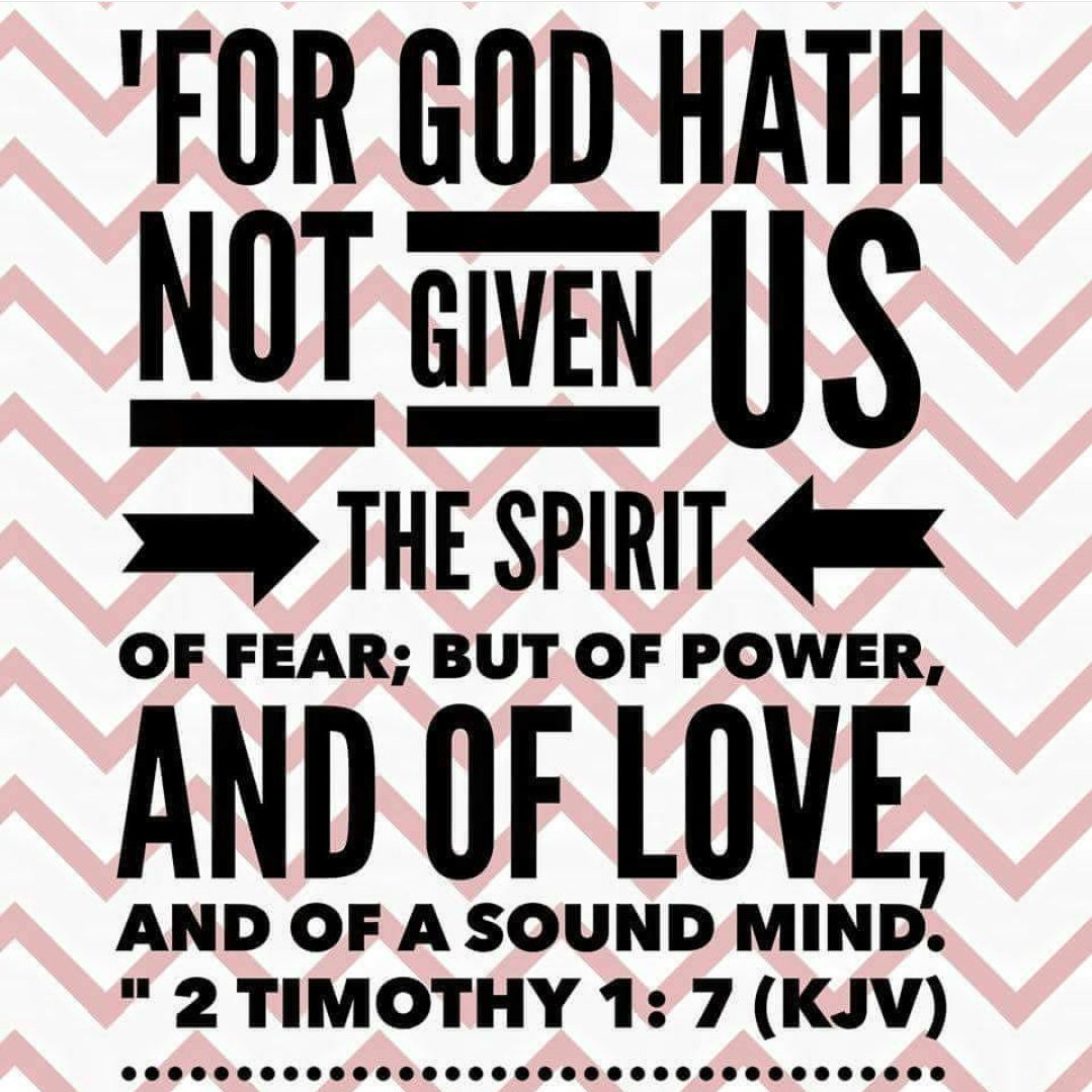 for god hath not given us the spirit of fear kjv