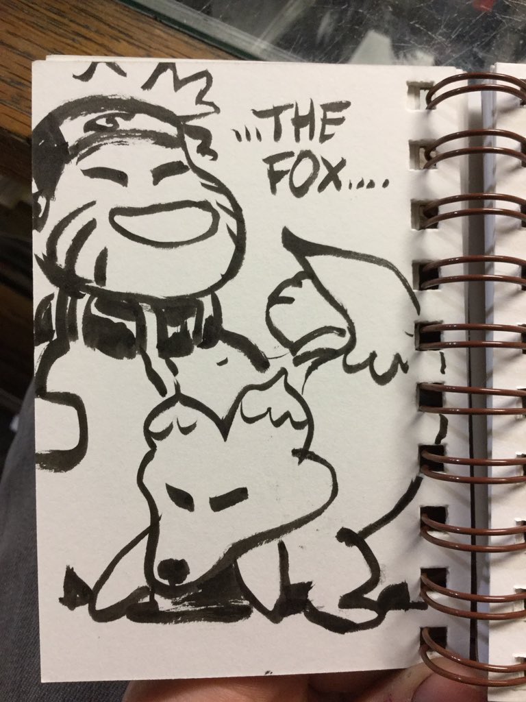 I brought my tiny sketchbook to a party 