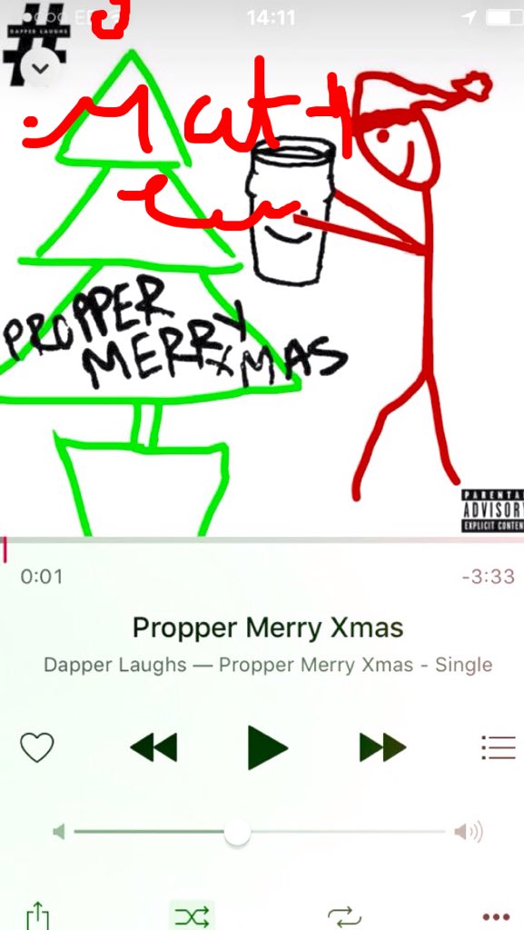matthewandy9's tweet photo. @dapperlaughs I just had to #DapperXmasSingle #MerryChristmas https://t.co/0YrdYzMPhF