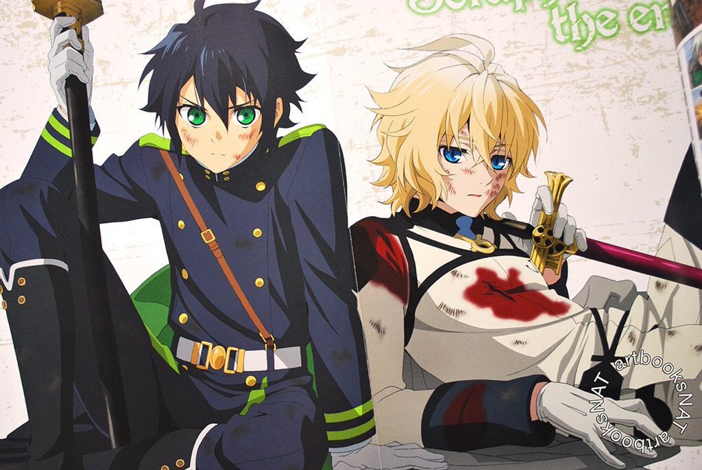 RTyourMika's tweet photo. Some cover art really makes Yuu look like a smoll little marshmallow, &amp; Mika look like a hot little shit OH GOD https://t.co/bz7wKVeXPA
