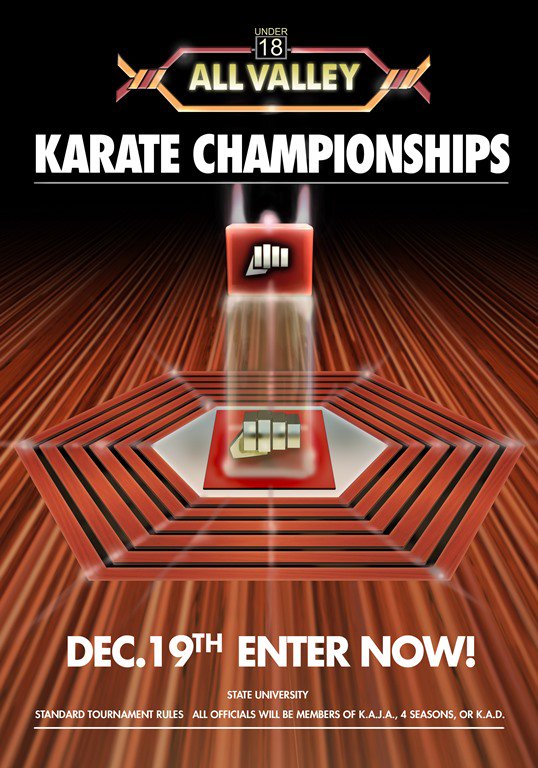 OldSchool80s's tweet image. Today's date, December 19th, was the Under 18 All Valley Karate Championship in The Karate Kid. #80s @WilliamZabka