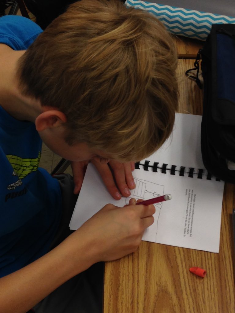 Ivers1127's tweet photo. My little authors!!! #clarkcreekSTEM https://t.co/wRVJBQcv5A