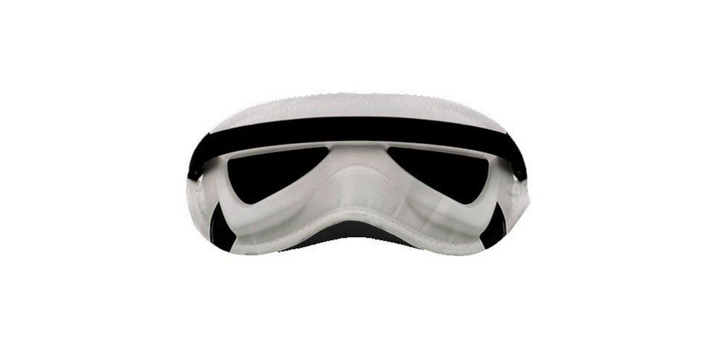 WantLoseClick's tweet photo. Stormtrooper Sleep Mask! Get it here: https://t.co/zajIrck8iu #StarWars #TheForceAwakens https://t.co/EUfJUDHurx