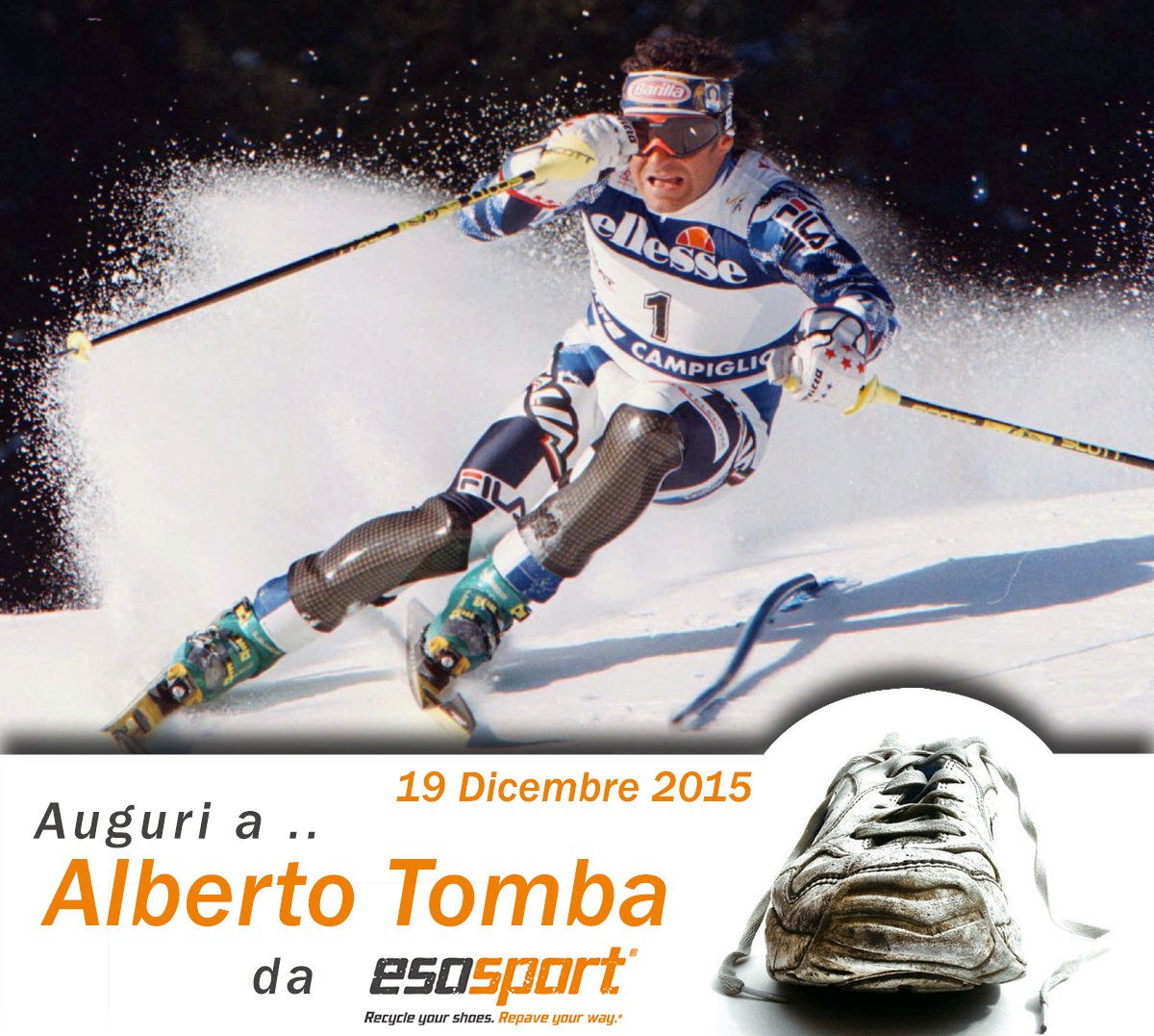 Auguri da ad AlbertoTomba per il suo compleanno! Happy birthday Alberto Tomba! 